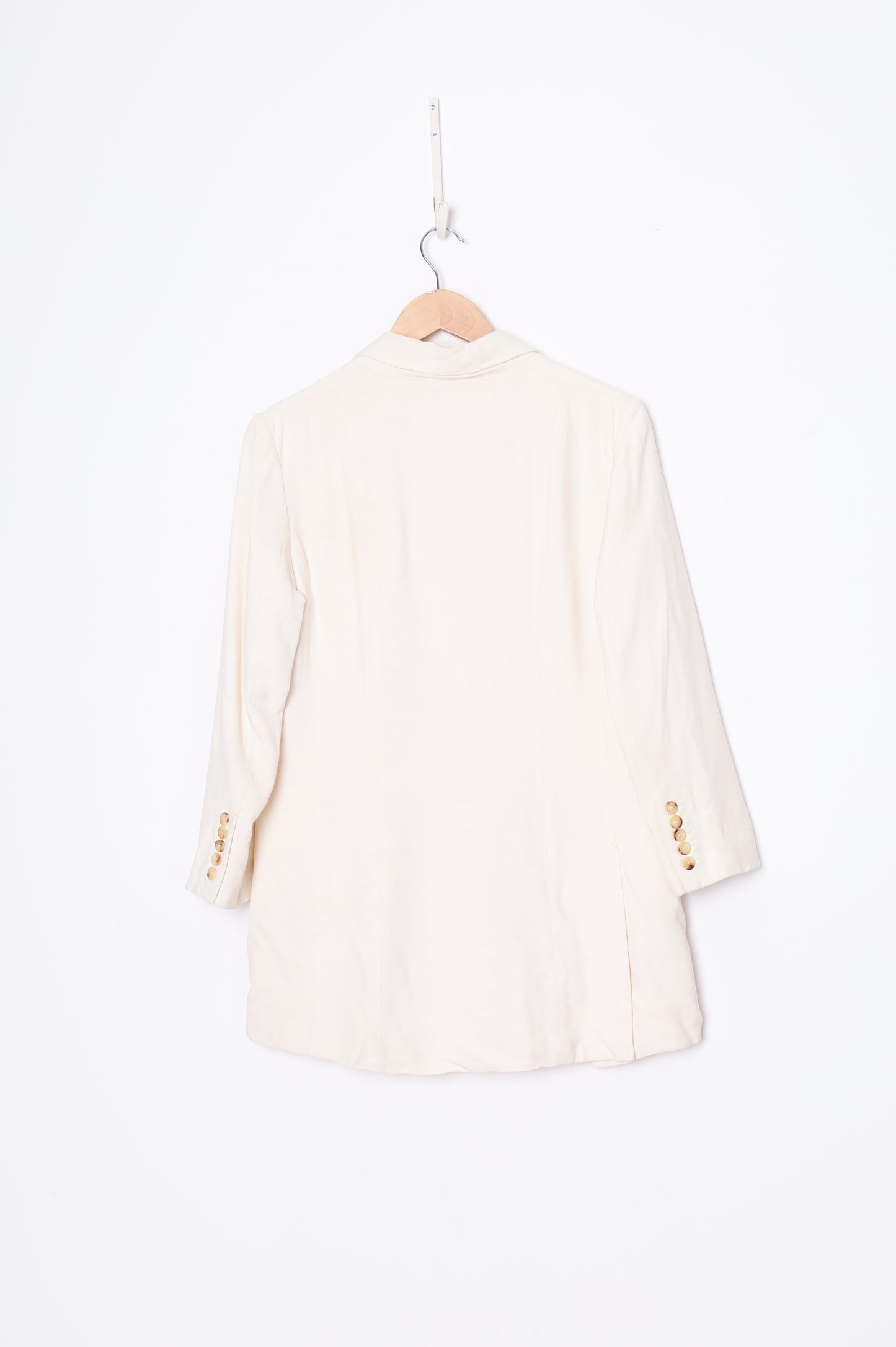 The Row Womens Cream Blazer Size S