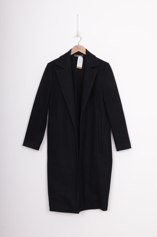 Jack & Jac Womens Black Coat Size 10