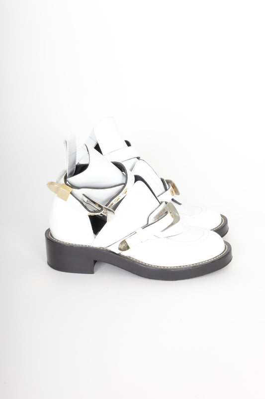 Balenciaga Womens White Boots  Size EU 37.5