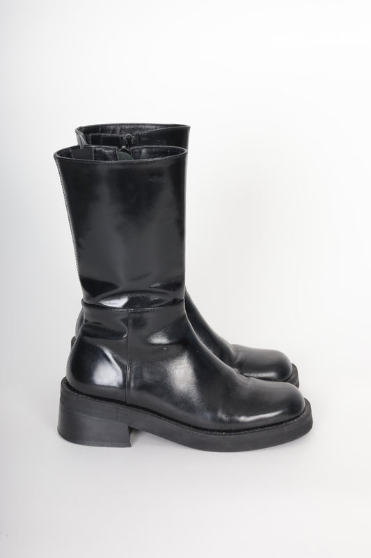 M by Miista Womens Black Boots  Size EU 37