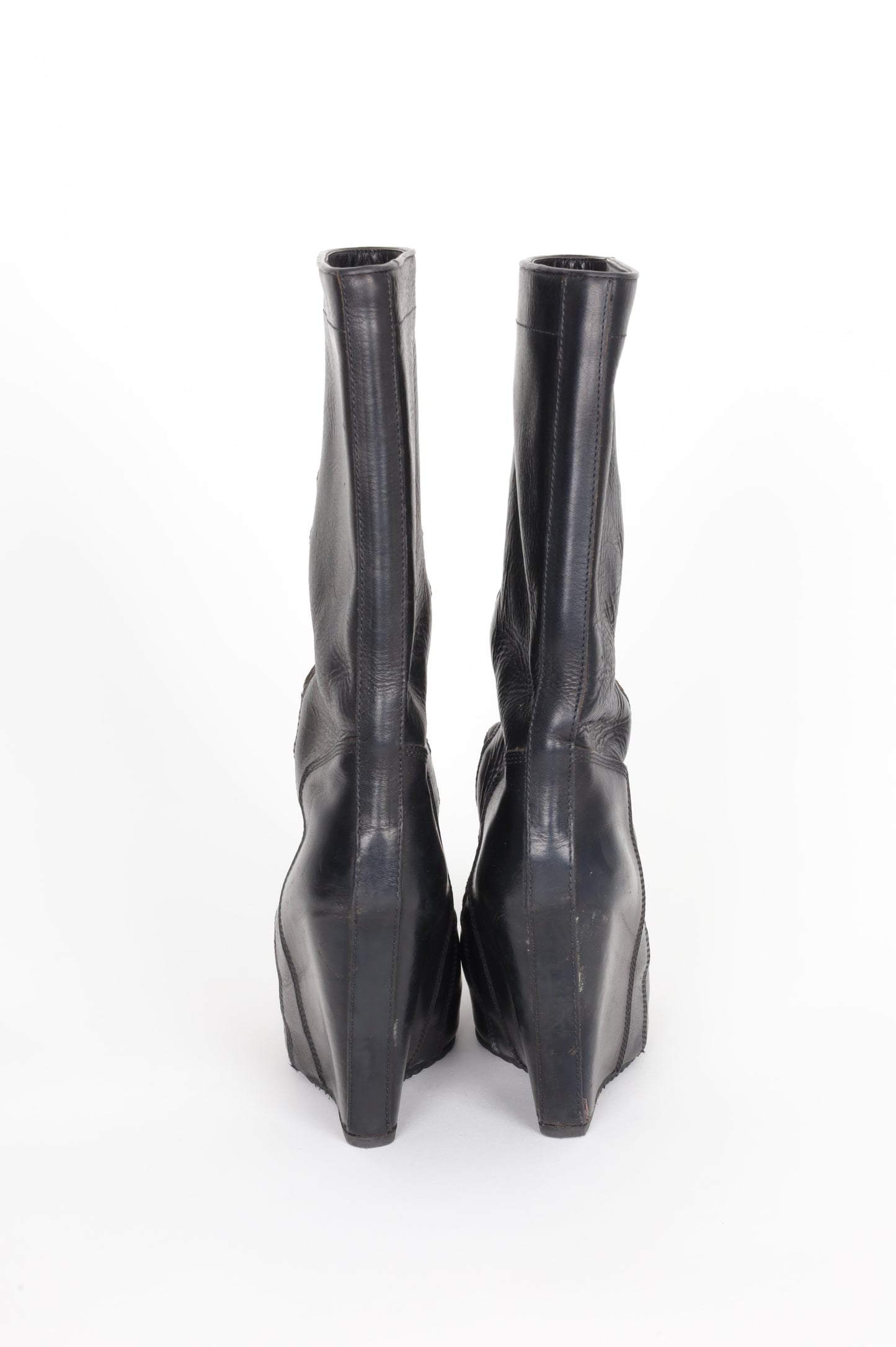 Rick Owens Womens Black Boots  Size EU 38