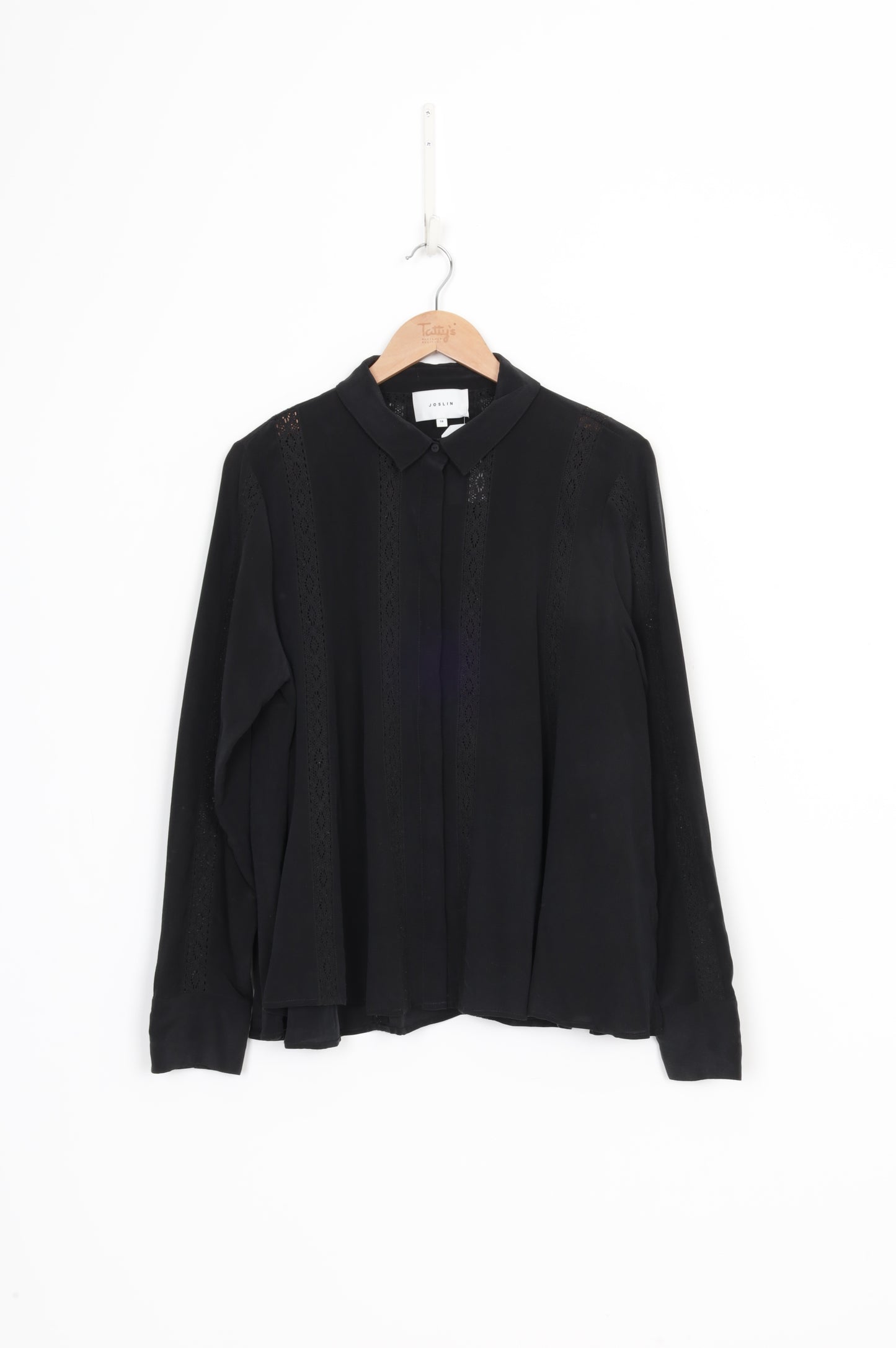 Joslin Womens Black Shirt Size 14