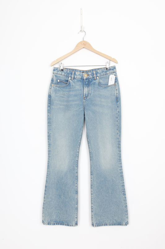 Balmain Womens Blue Jeans Size 42