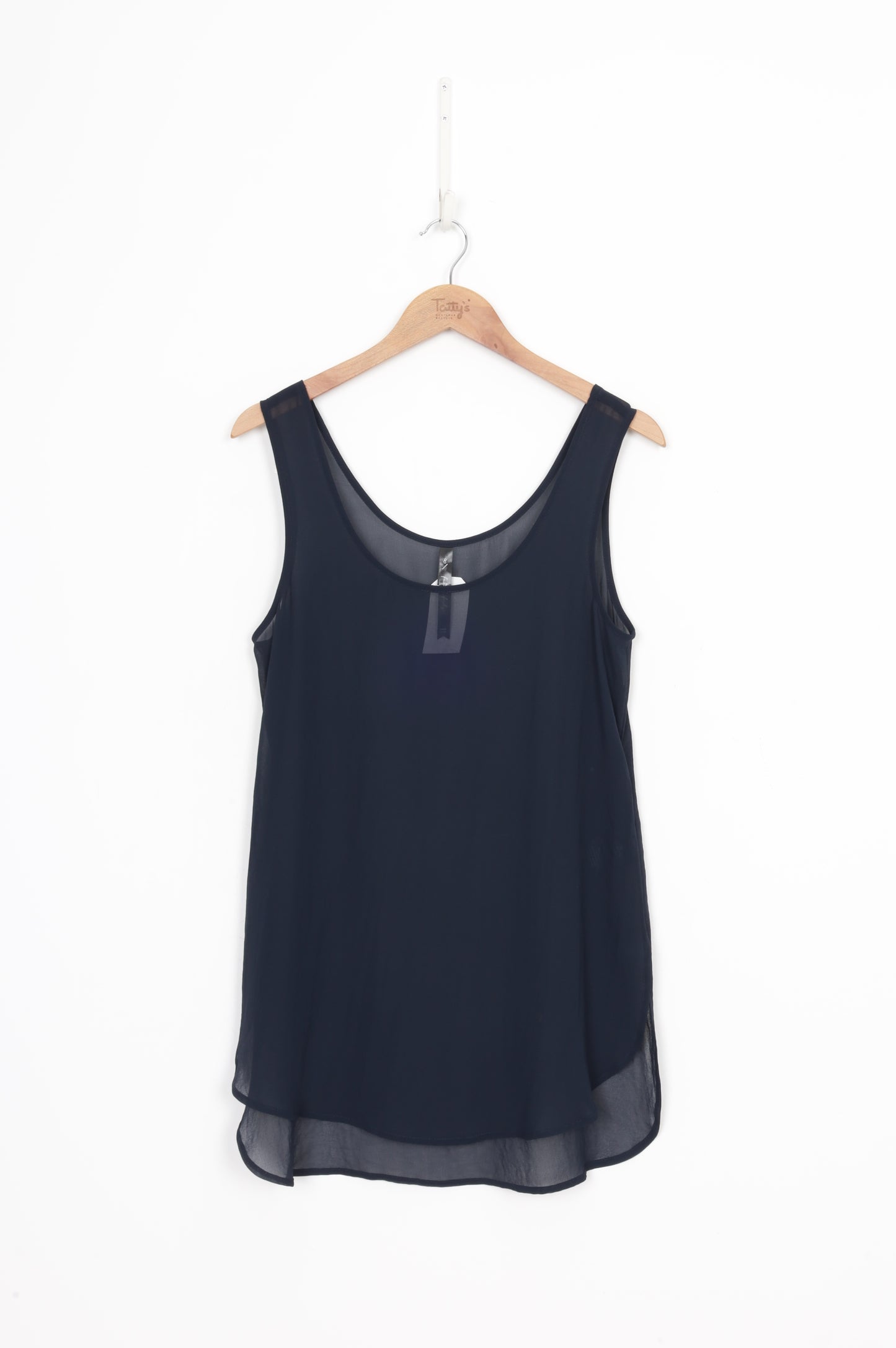 Moochi faithfuly Womens Blue Top Size 8