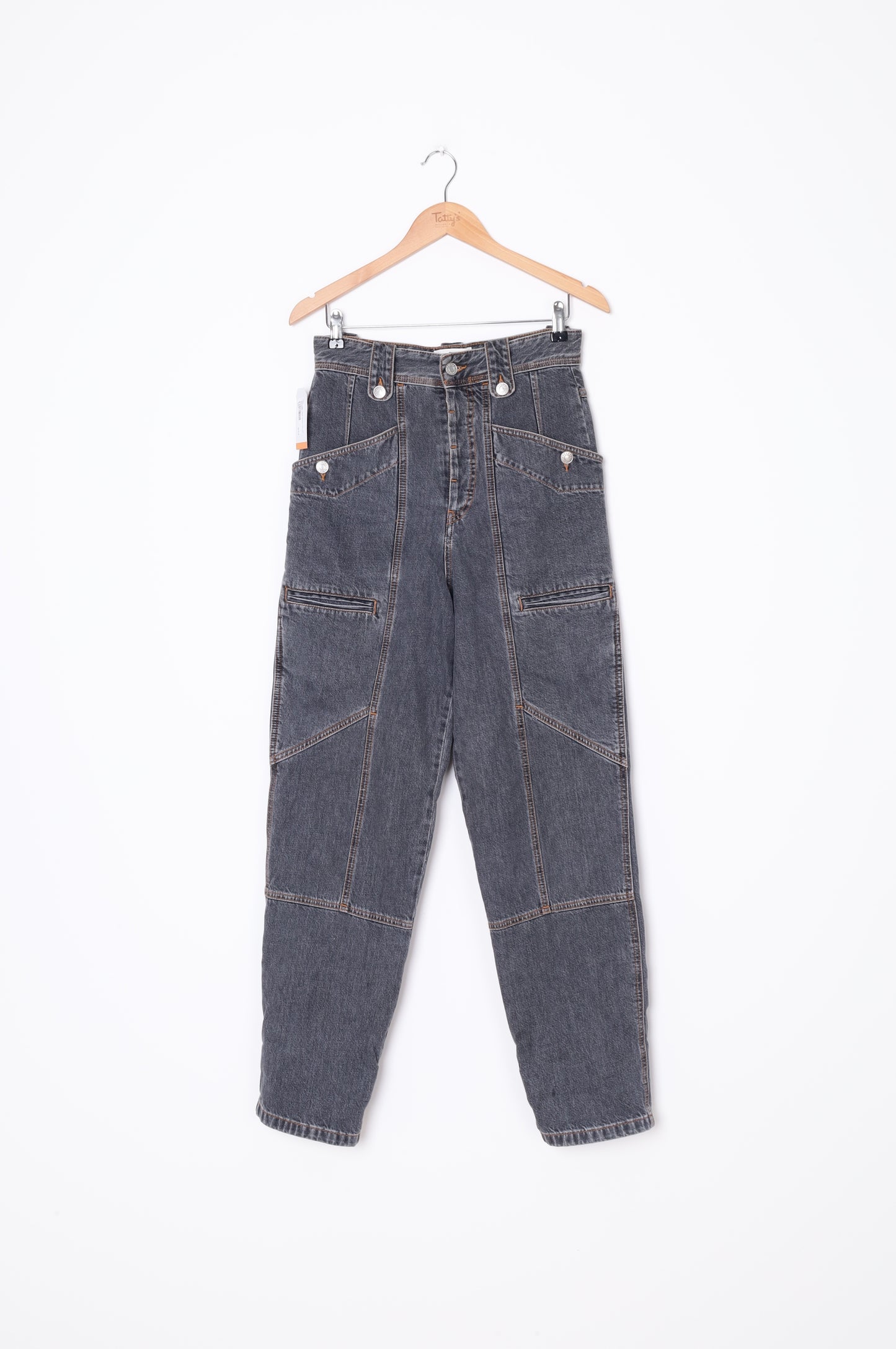 Etoile Isabel Marant Womens Grey Jeans Size W 38