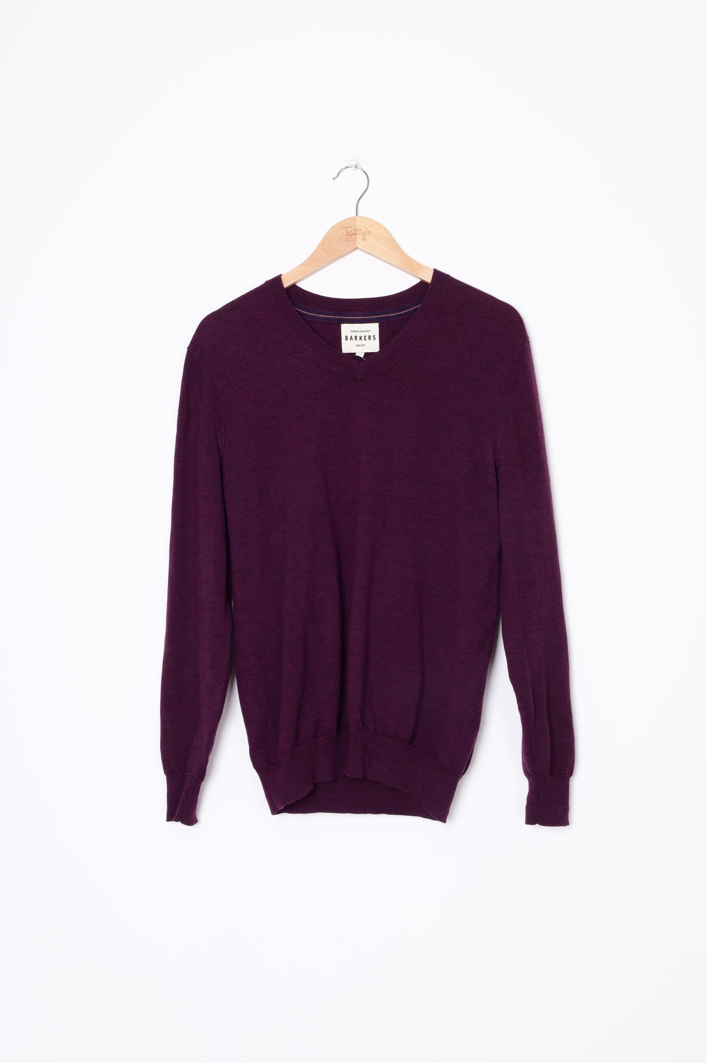 Barkers Mens Purple Jumper Size M