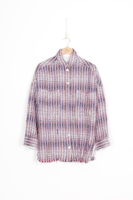 IRO Womens Blue Coat Size 36