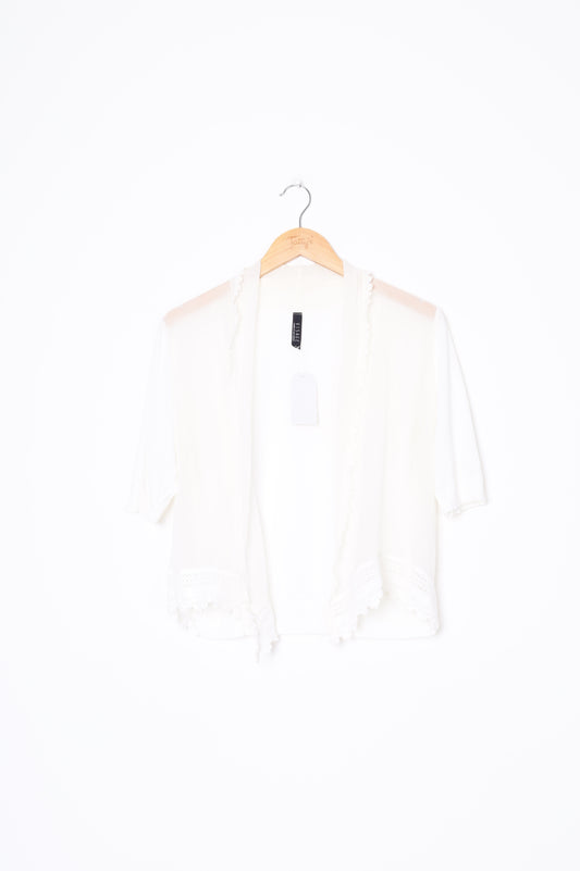 Visage Womens White Top Size M