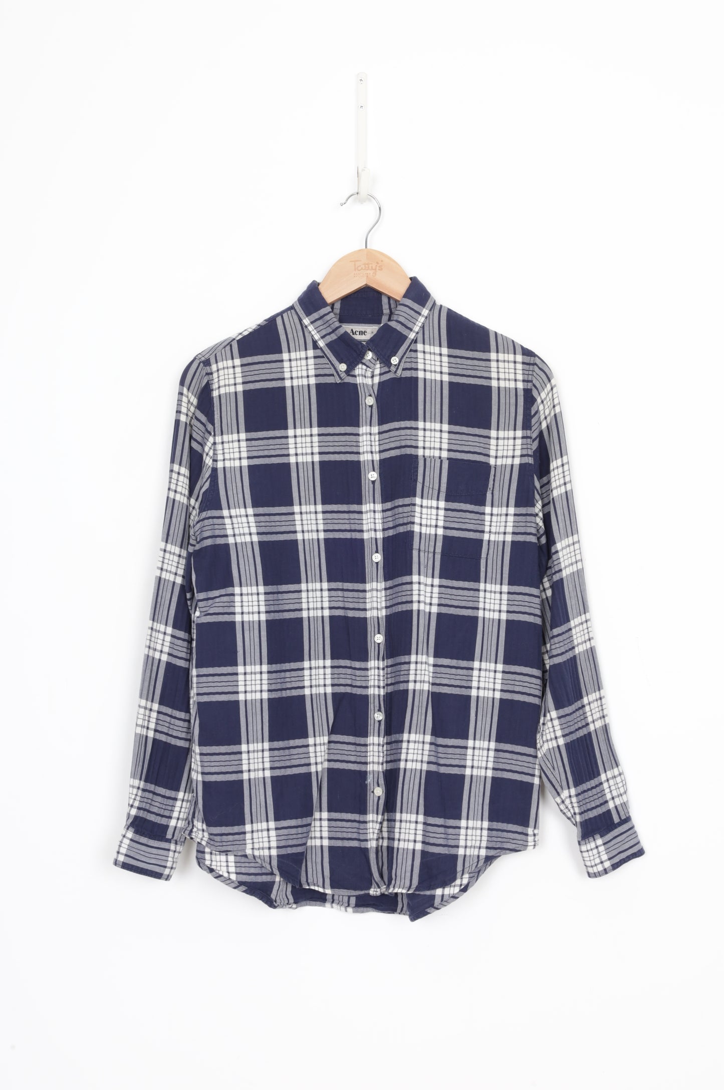 Acne Womens Blue Shirt Size 36