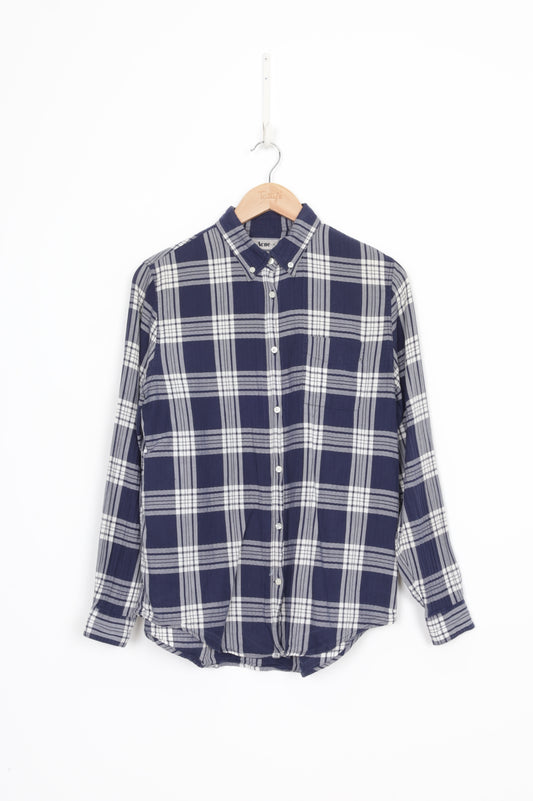 Acne Womens Blue Shirt Size 36