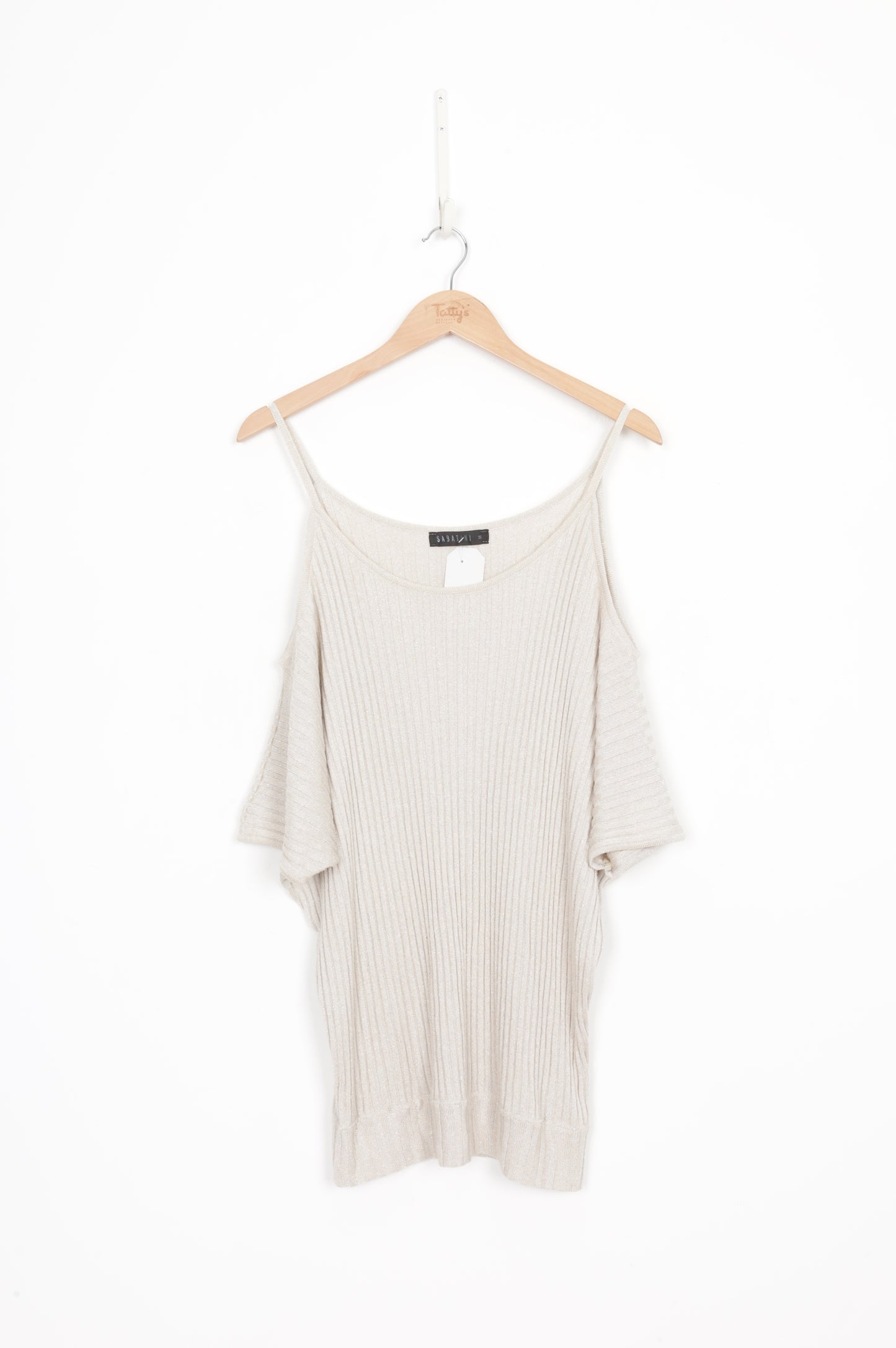 Sabatini Womens Beige Top Size M