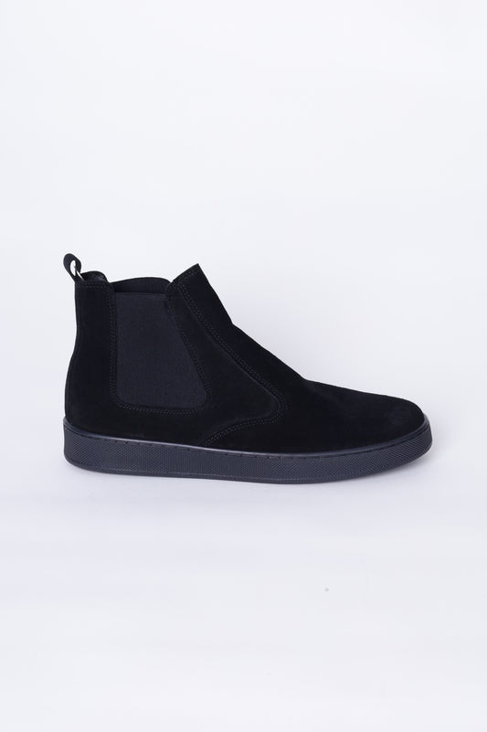 santoni Mens Black Boots  Size EU 43