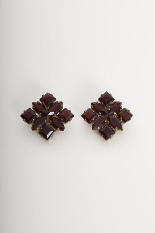 No Label Womens Red Earrings Size O/S