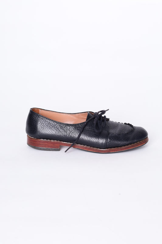 Febo Kids Black Shoes Size W 33