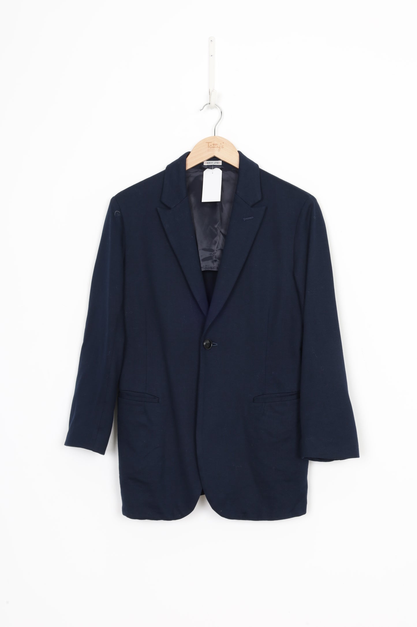 Pure Blue Japan Womens Blue Blazer Size 2