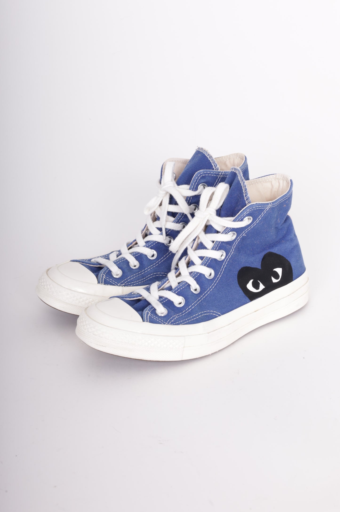 Converse X Comme Des Garcons Womens Blue Sneakers Size 39