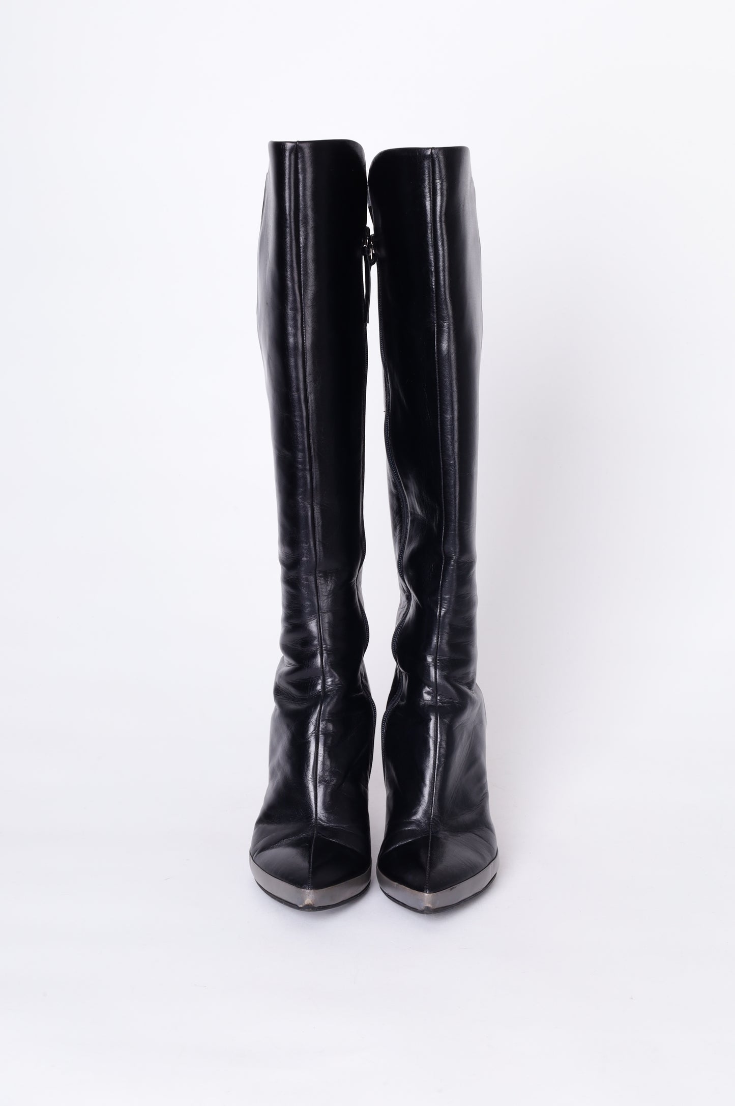 Miu Miu Womens Black Boots  Size EU 38