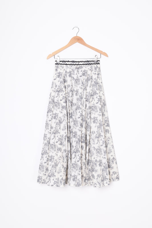 Seven Ten by Miho Kawahito Womens Cream Skirt Size S