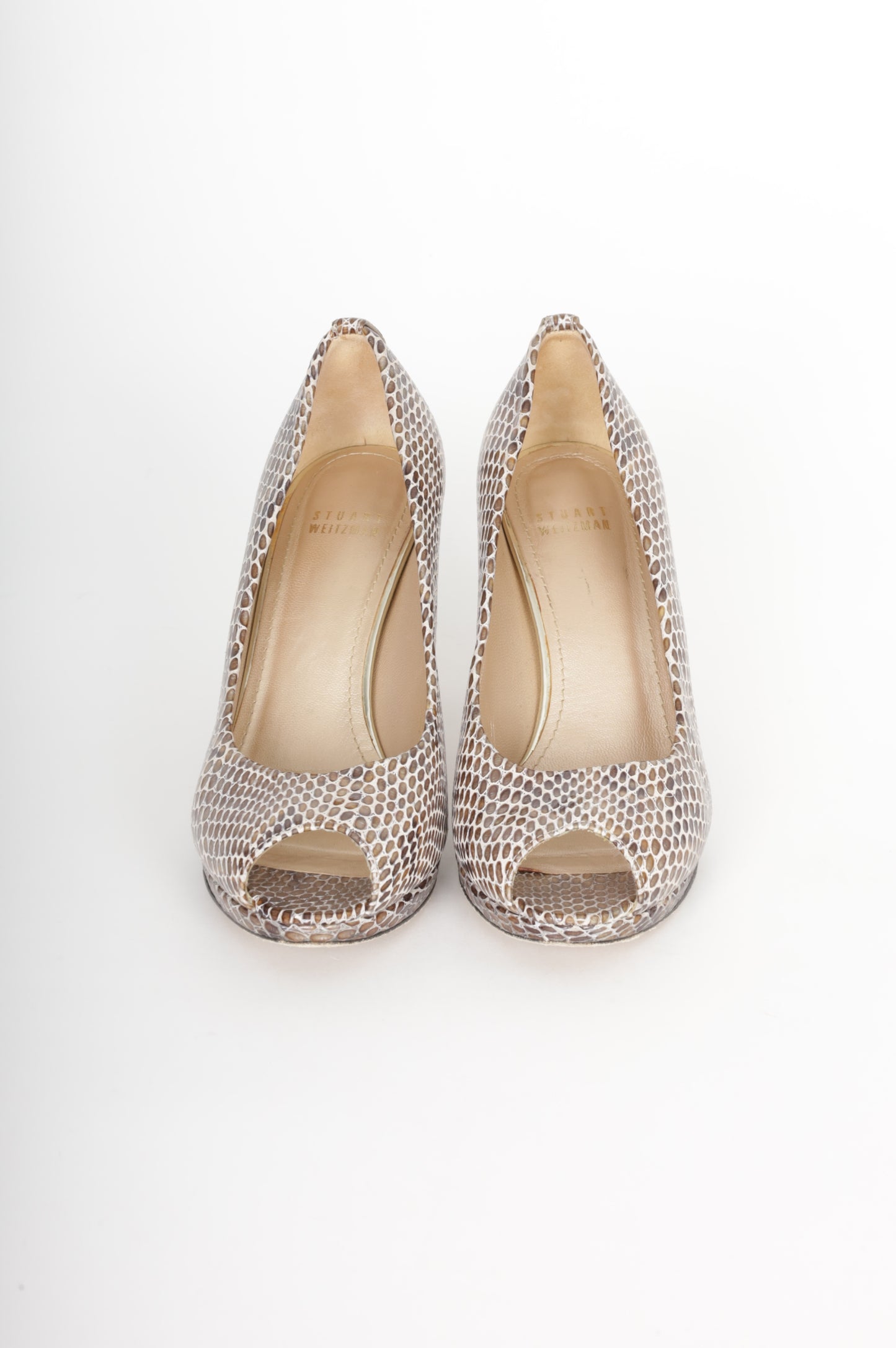 Stuart Weitzman Womens Brown Heels Size EU 39