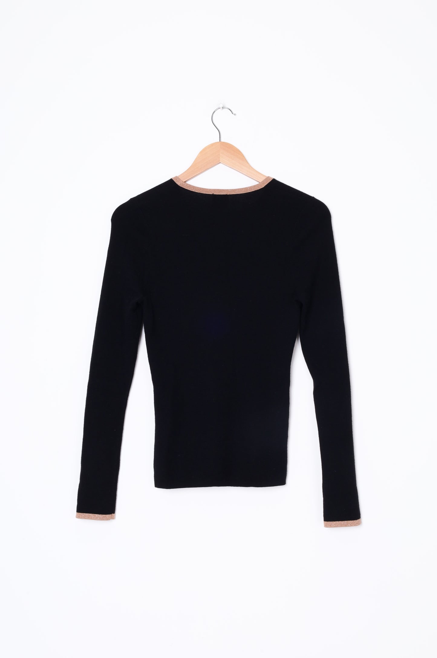Husk Womens Black Jumper Size S