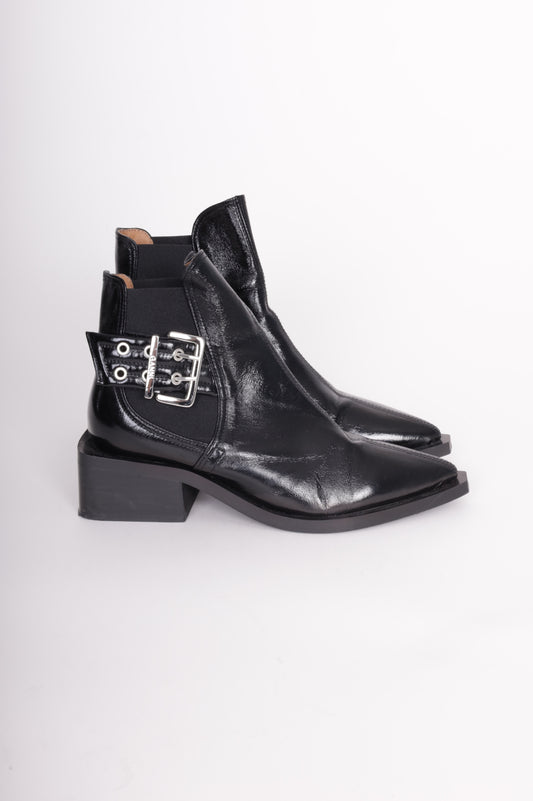 Ganni Womens Black Shoes Size EU 39