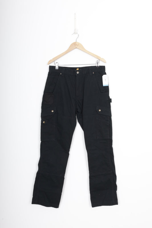 Carhartt Mens Black Pants Size W 32