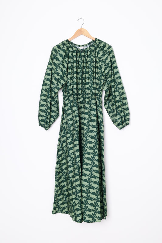 Dear Sutton Womens Green Dress Size 14