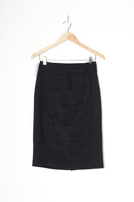Veronika Maine Womens Black Skirt Size 8