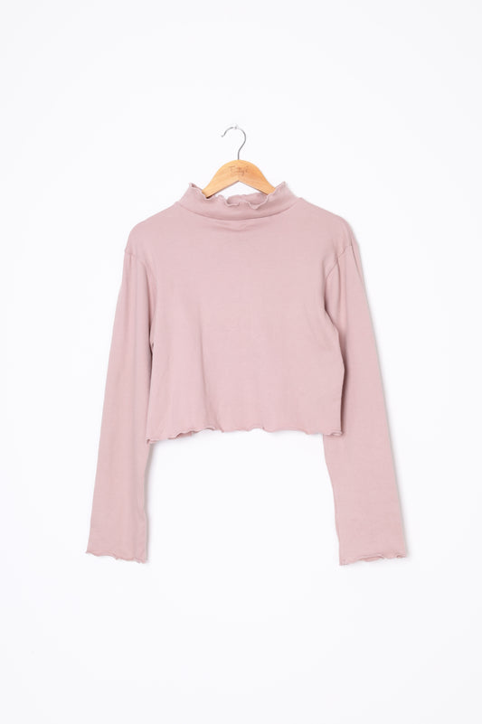 Rowie Womens Pink Top Size L