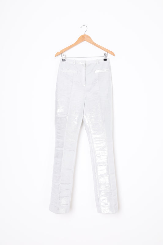 Rabanne X H&M  Womens Metallic Pants Size 36