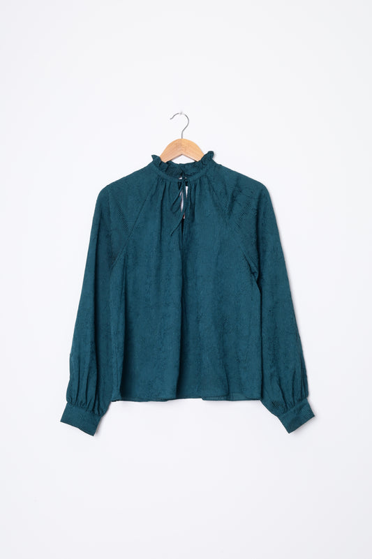 Samsoe Samsoe Womens Green Blouse Size S