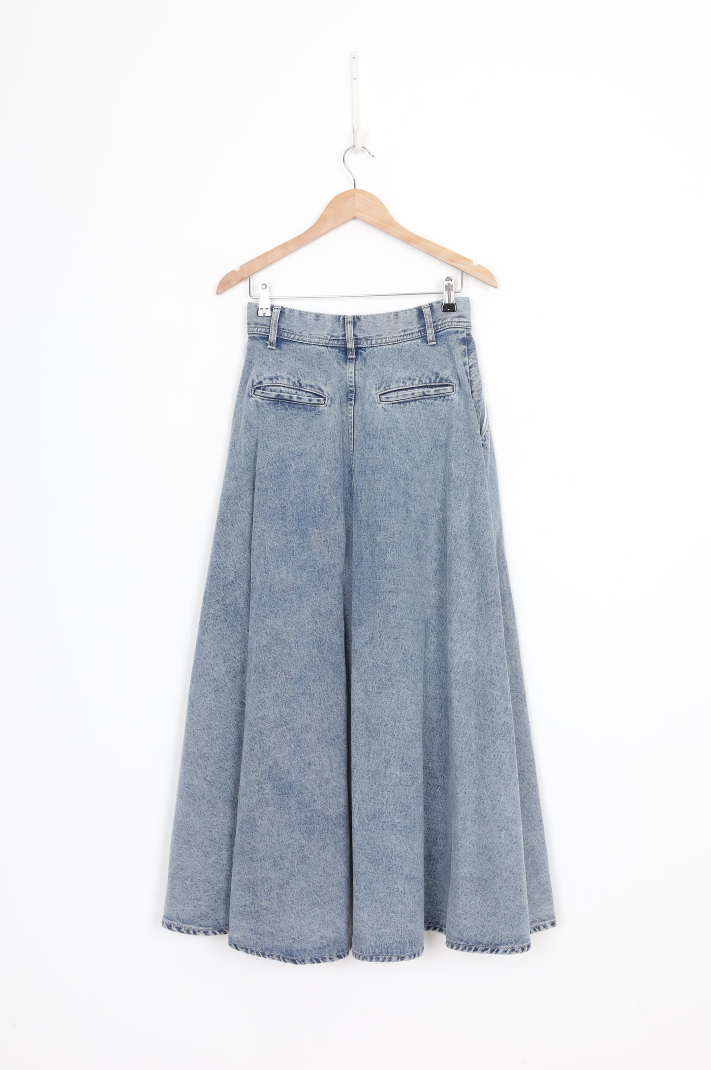 Babylone Womens Blue Maxi Skirt Size 38