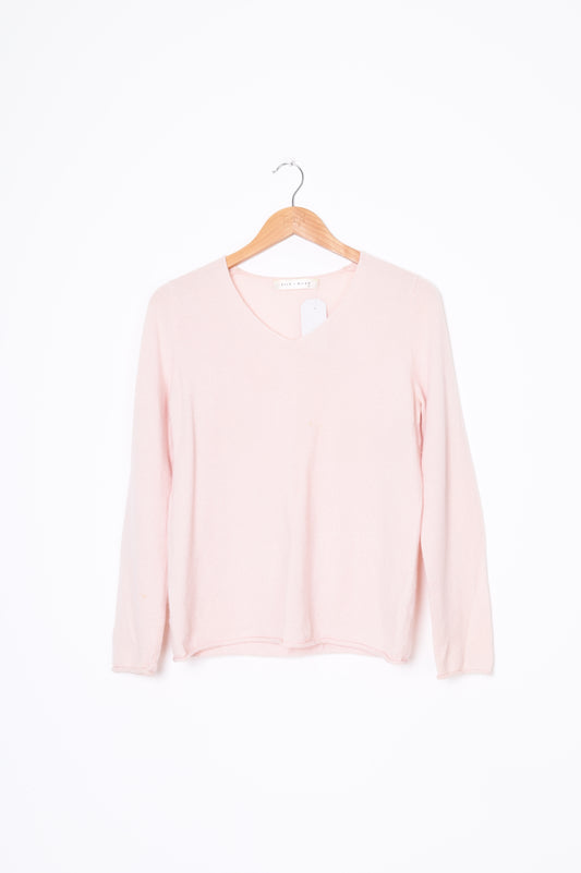 Elle & Riley Womens Pink Jumper Size M
