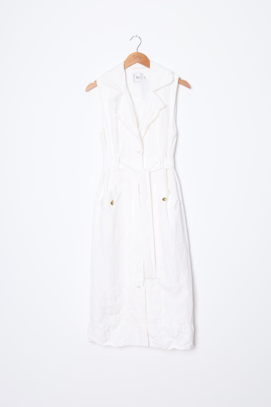 Aje Womens White Dress Size 8
