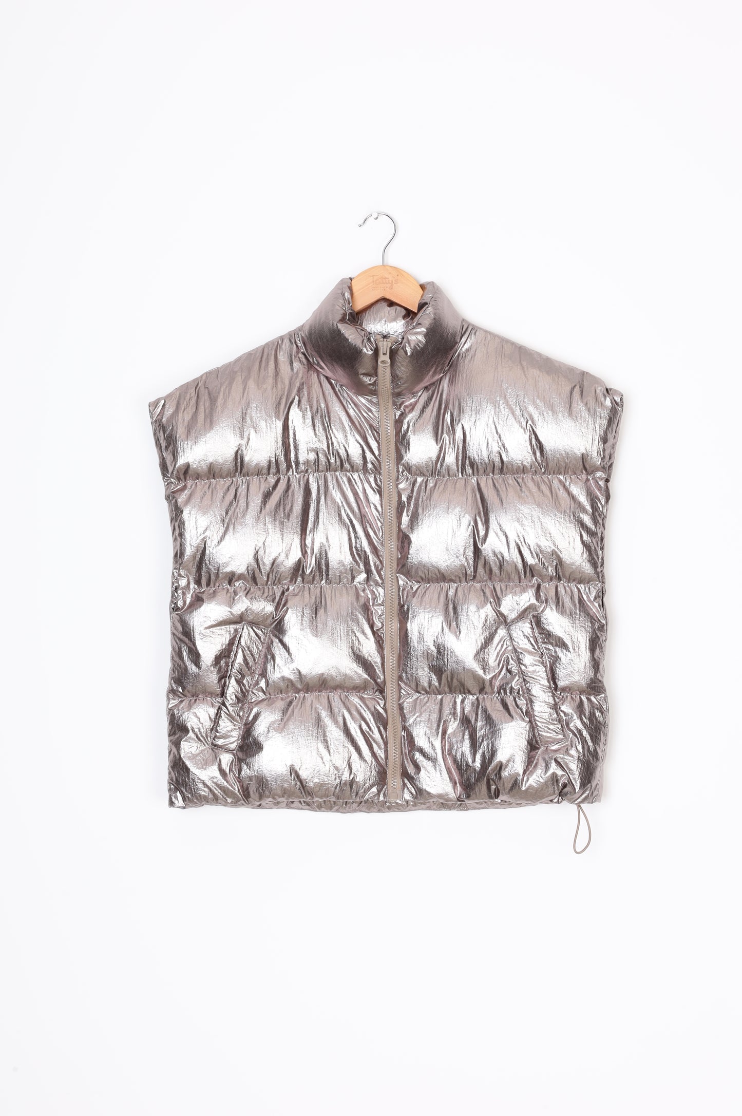 Essentiel Antwerp Womens Metallic Vest Size S