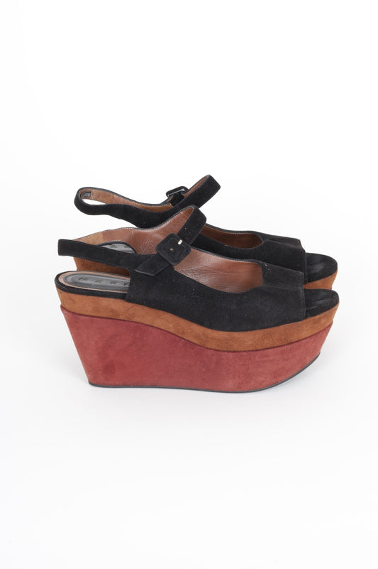 Marni Womens Black Heels Size EU 38