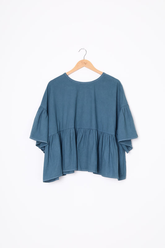No Label Womens Blue Top Size M