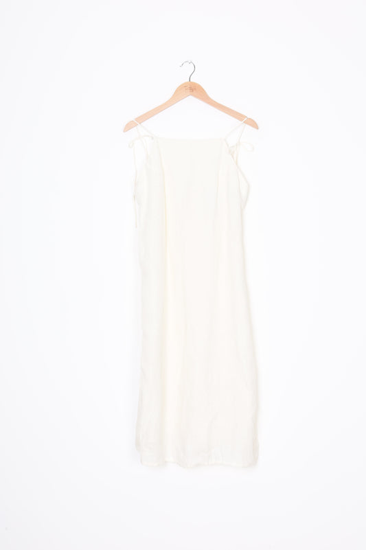 Tribe Alive Womens Cream Dress Size L