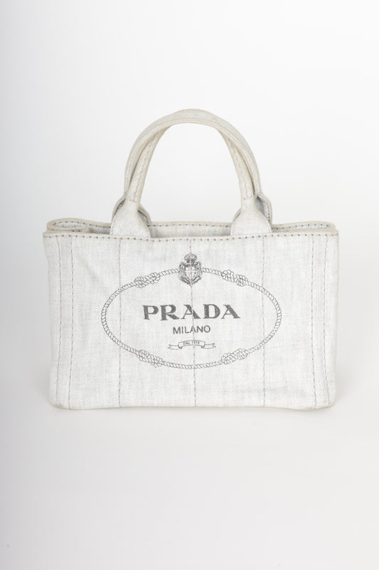 Prada Womens Grey Bag Size O/S