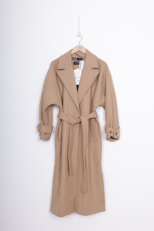 Zara Womens Brown Coat Size XS