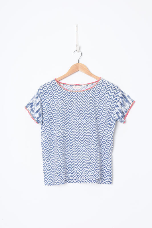 Gorman Womens Blue Top Size 8