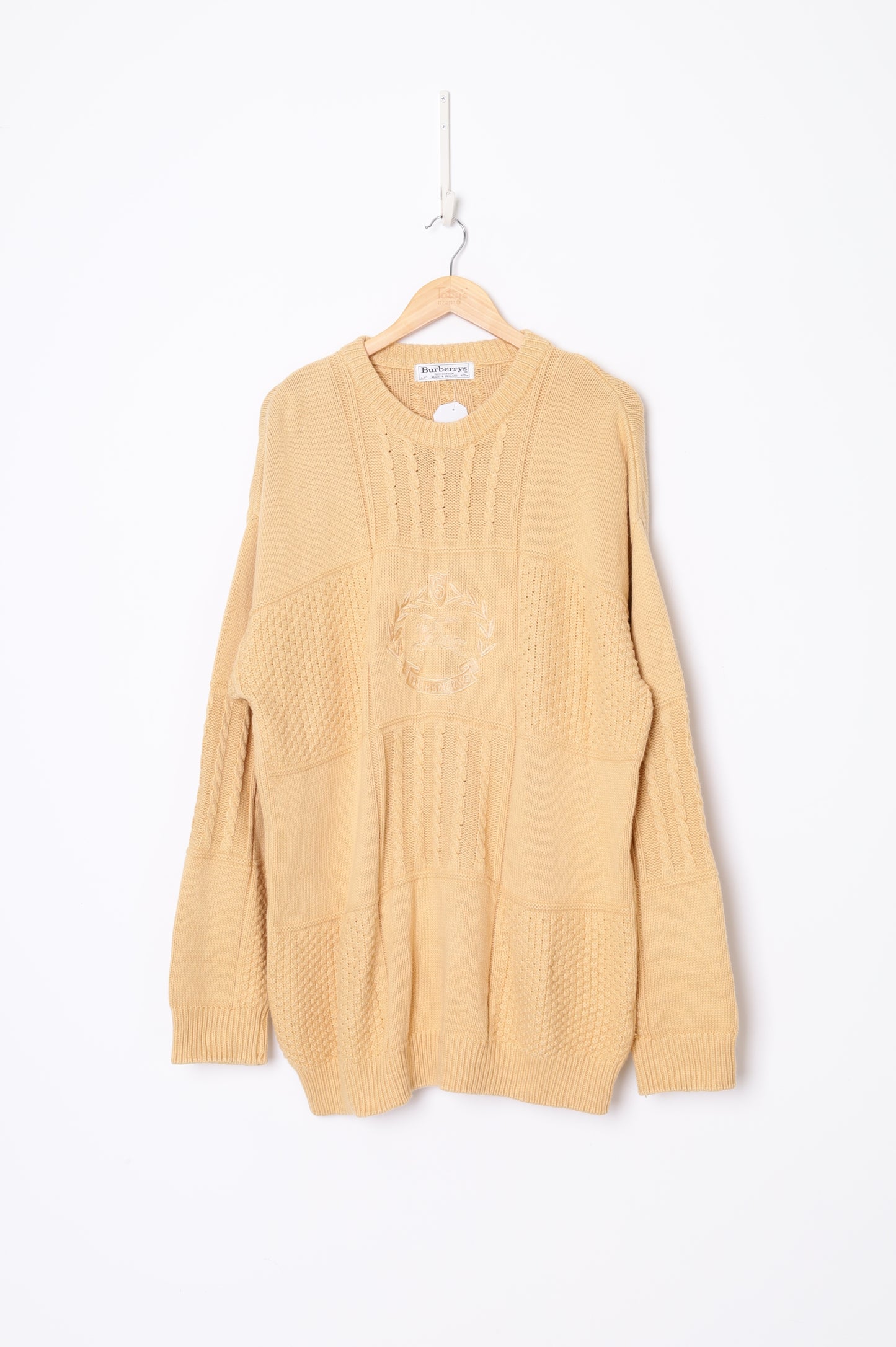 Burberrys Mens Beige Jumper Size 42