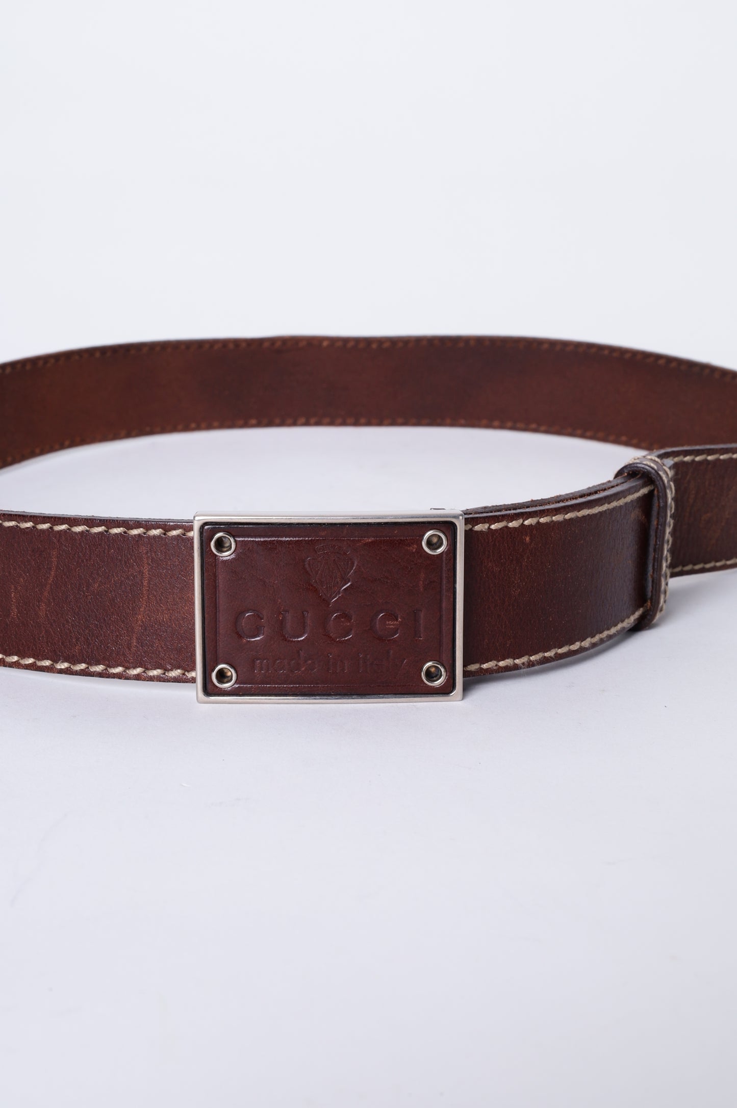 Gucci Mens Brown Belt Size 100