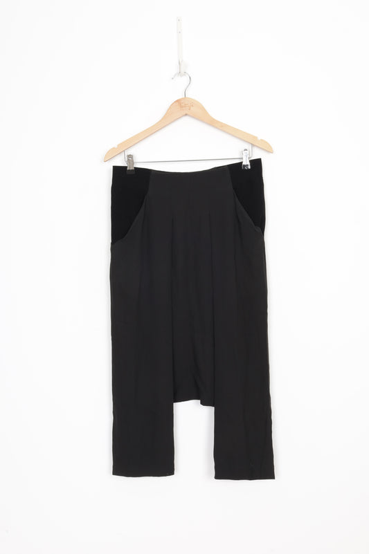 Rick Owens Womens Black Pants Size 10