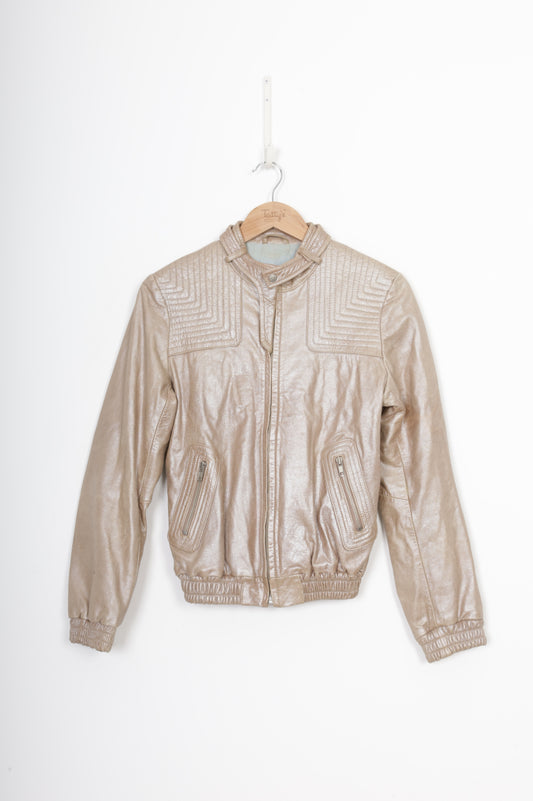 Ona Saez Womens Beige Jacket Size 2