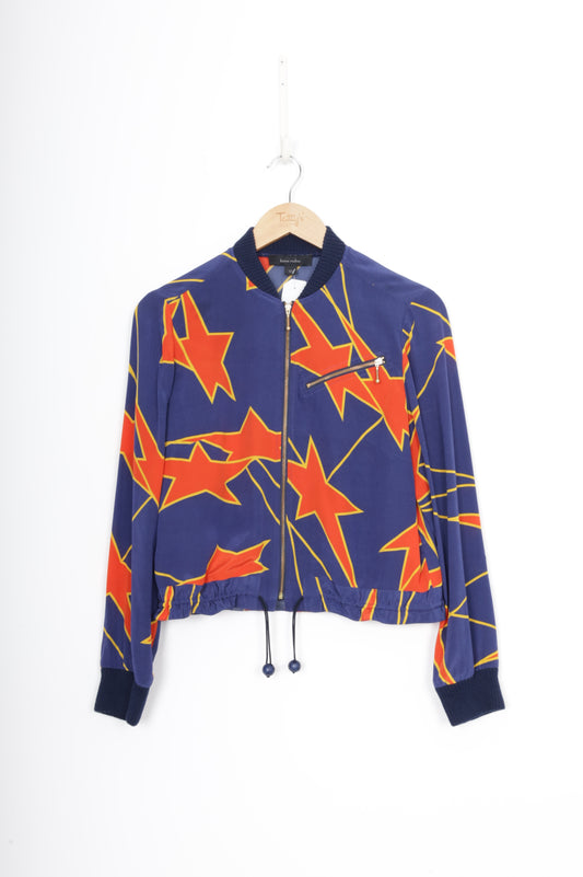 Karen Walker Womens Blue Jacket Size 8