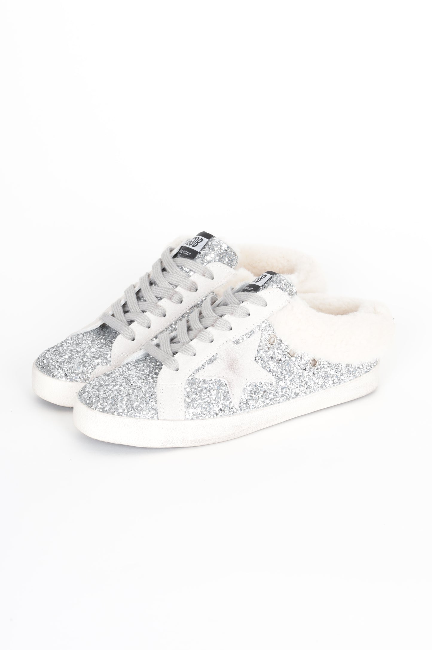 Golden Goose Womens Metallic Sneakers Size 40