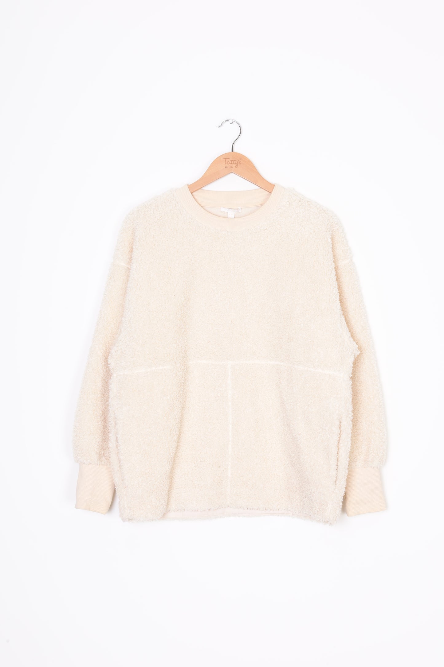 Cos Mens Cream Sweatshirt Size S