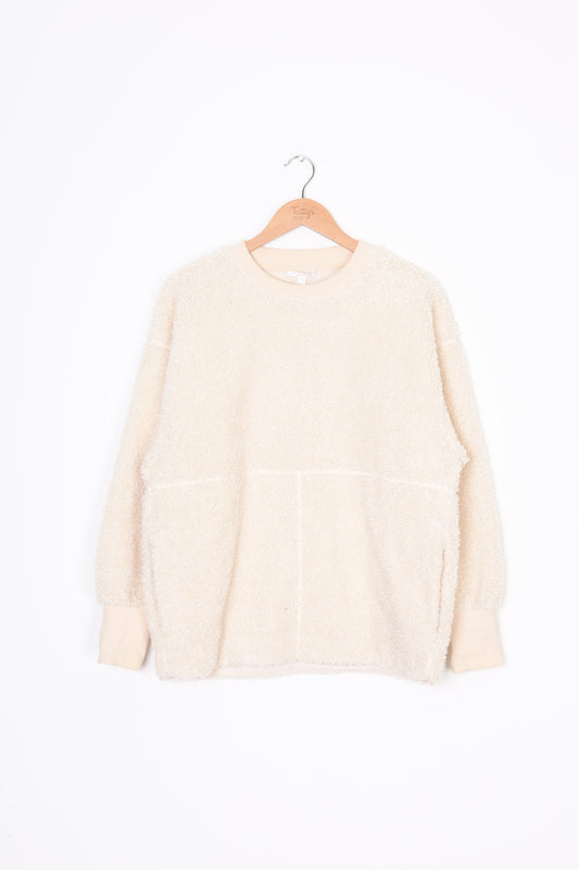 Cos Mens Cream Sweatshirt Size S