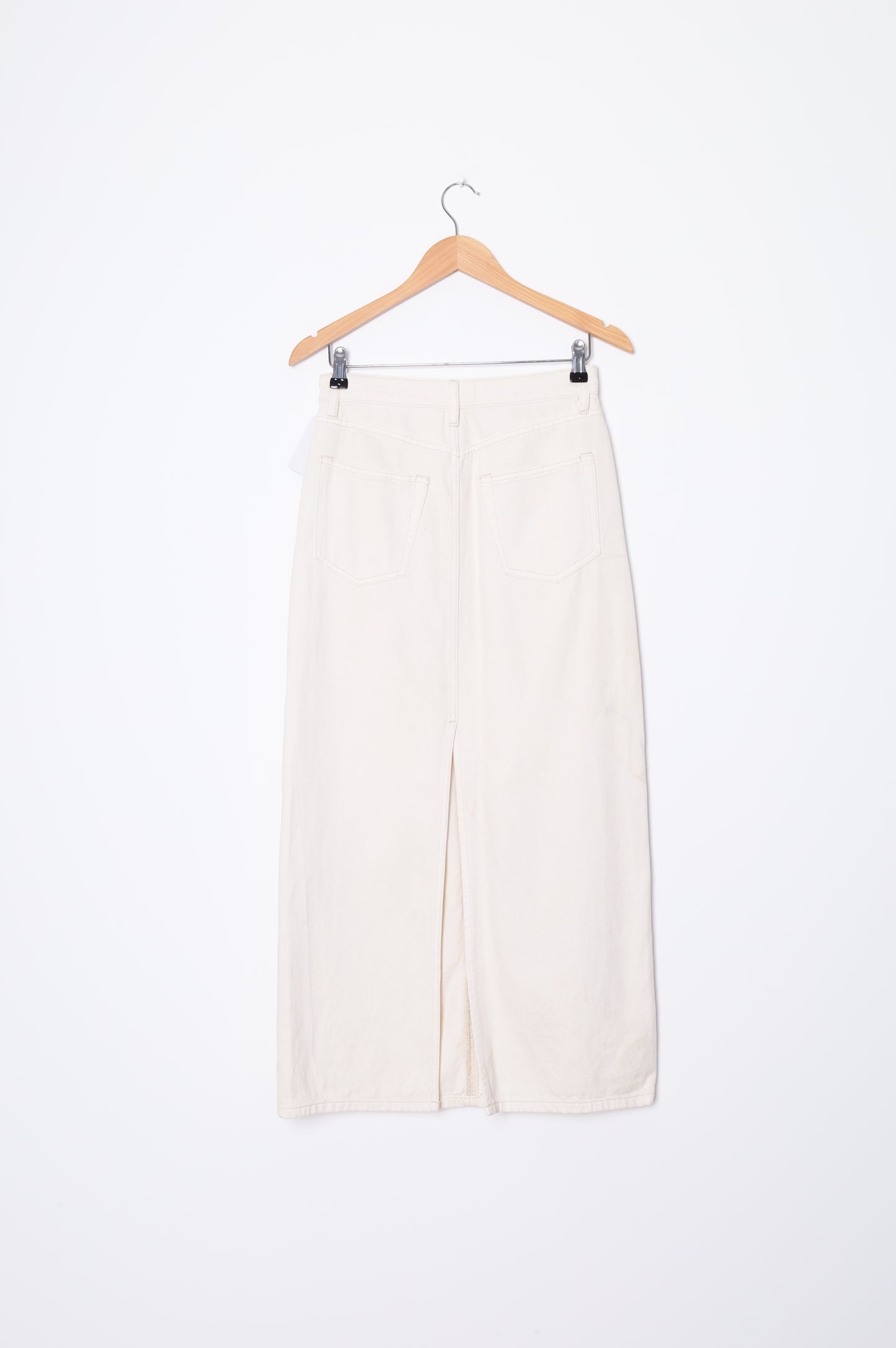 Assembly Label Womens Cream Maxi Skirt Size 8